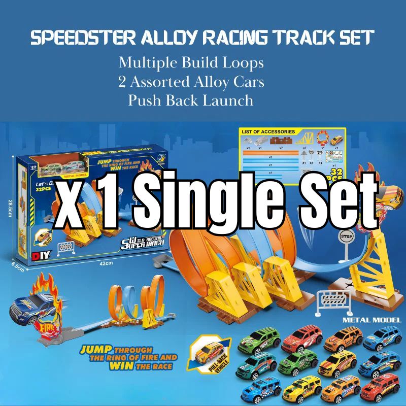 Buy Ultimate Speedster Alloy Racing Track Set – busyboard.com.au