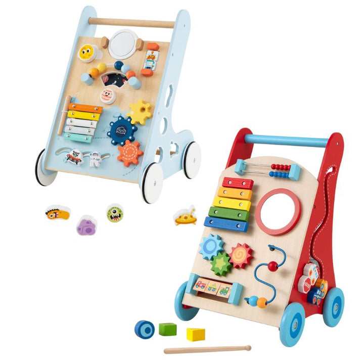Baby Toddler Wooden Activity Walker Pusher