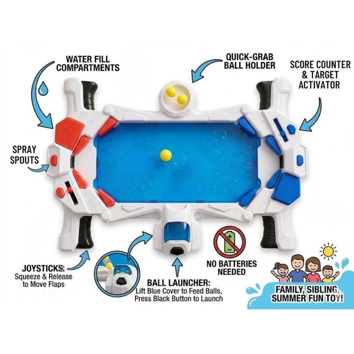 Hydro Battle Water Spray Action Game Console – Water Splash Challenge