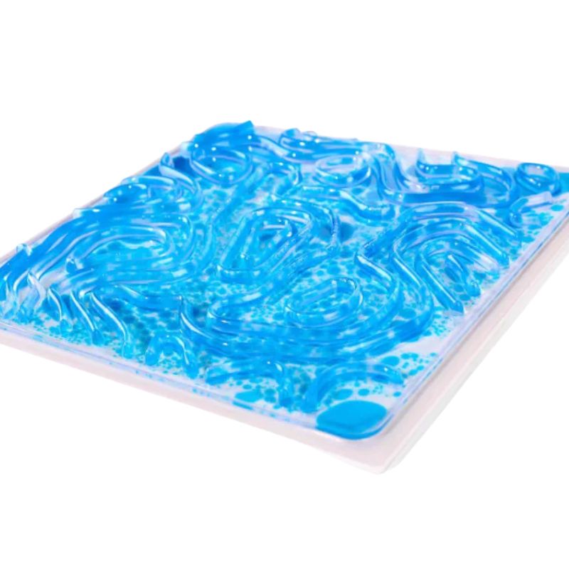 3D Liquid Sensory Floor Tiles – Kids Tactile Play Mat Set (30cm)