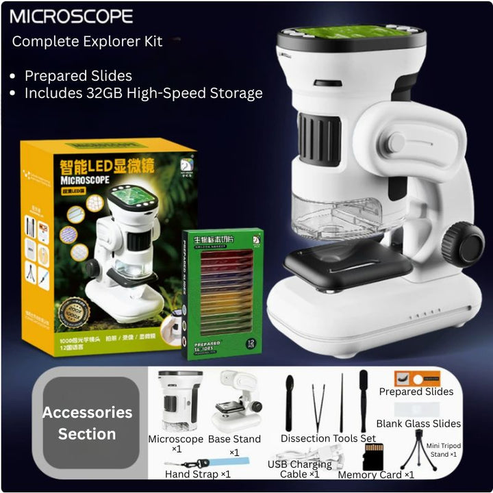 Digital Multi Function Microscope – 1000X HD Science Discovery Tool