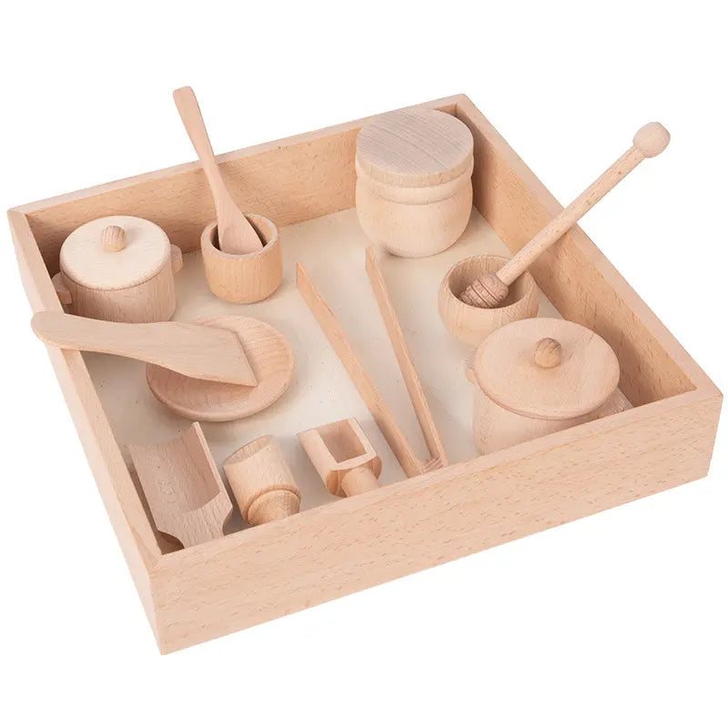 Wooden Kitchen Play Set