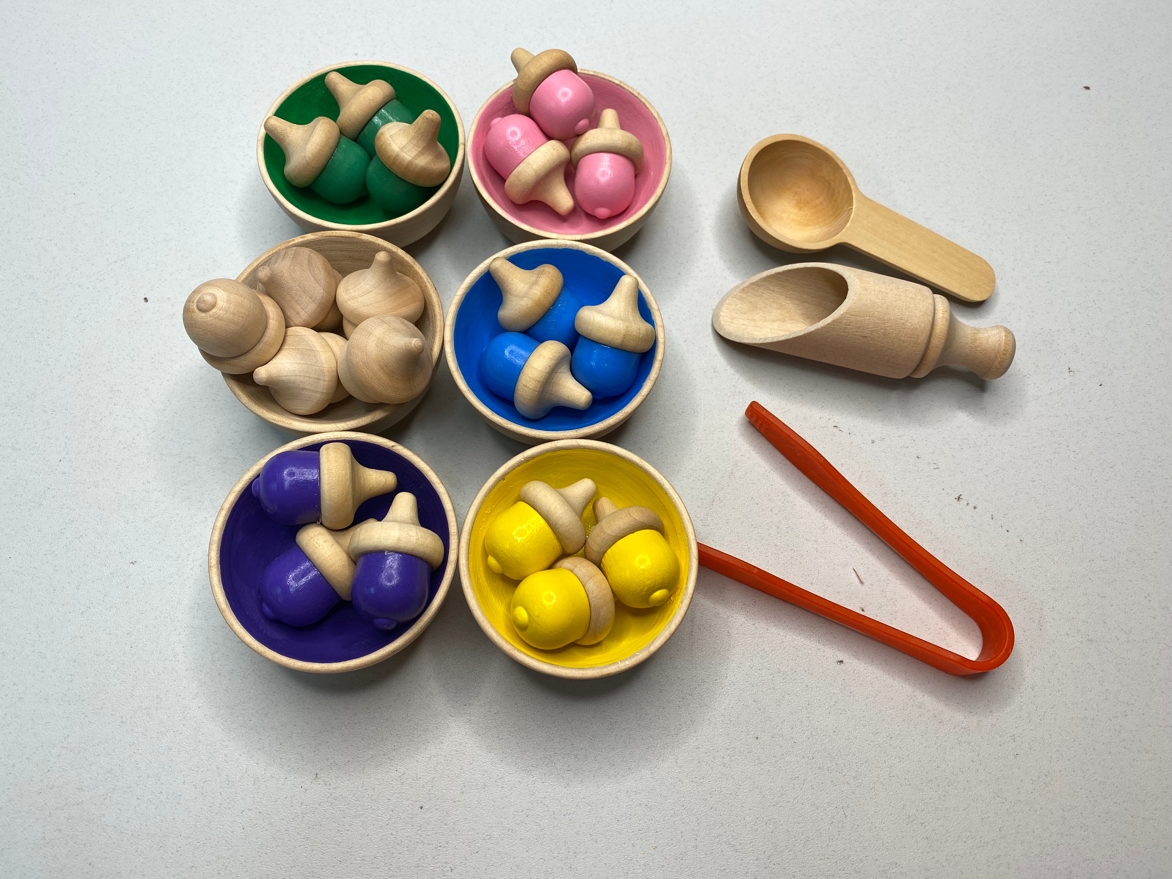 Sortier-Schüsseln Set | 4 Stück In Rot, Gelb, Grün, Blau | Aus Stabilem Kunststoff | Ideal Für Kinder & Vorschule