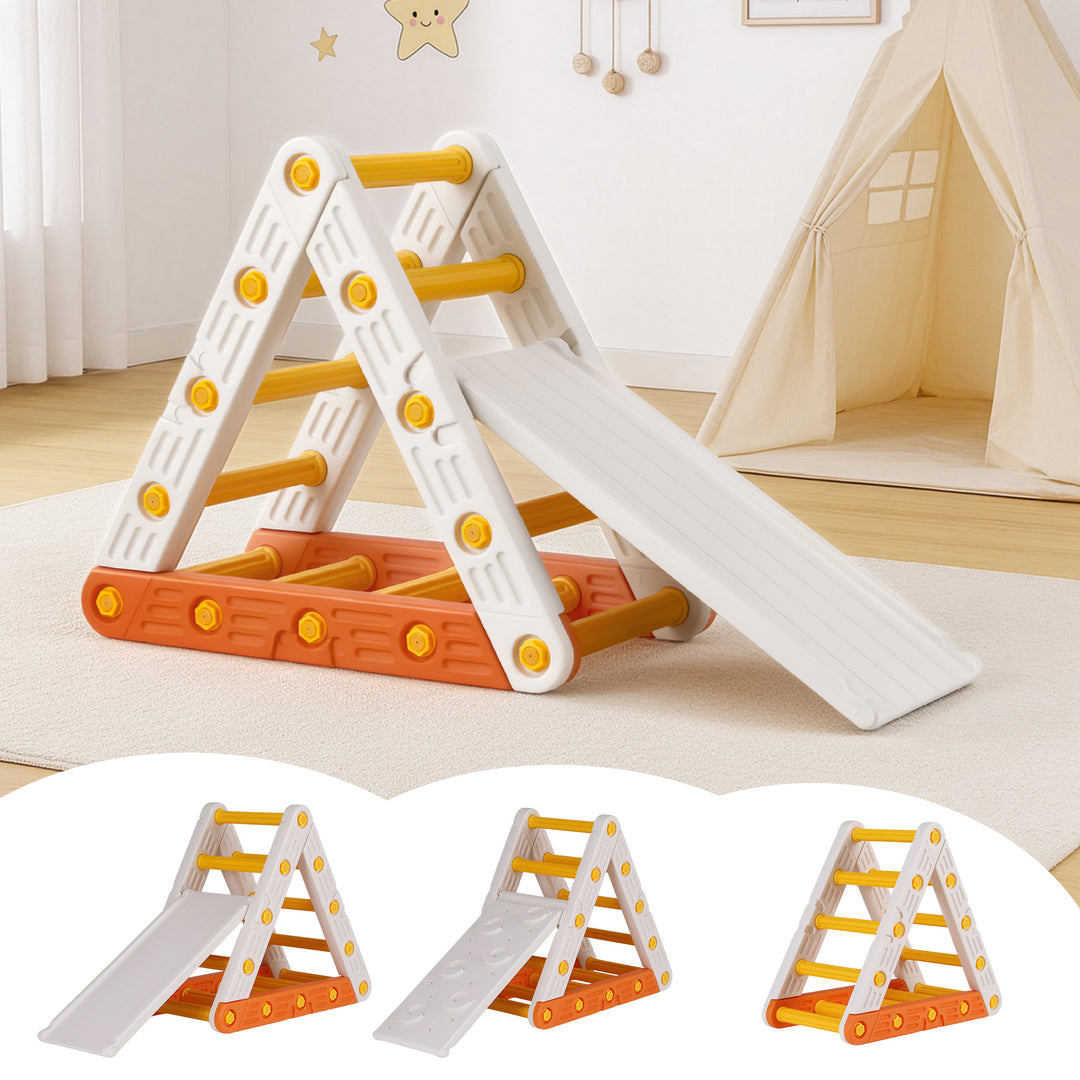 Modular Kids Climbing Frame with Slide | Indoor Outdoor Toddler Play Gym