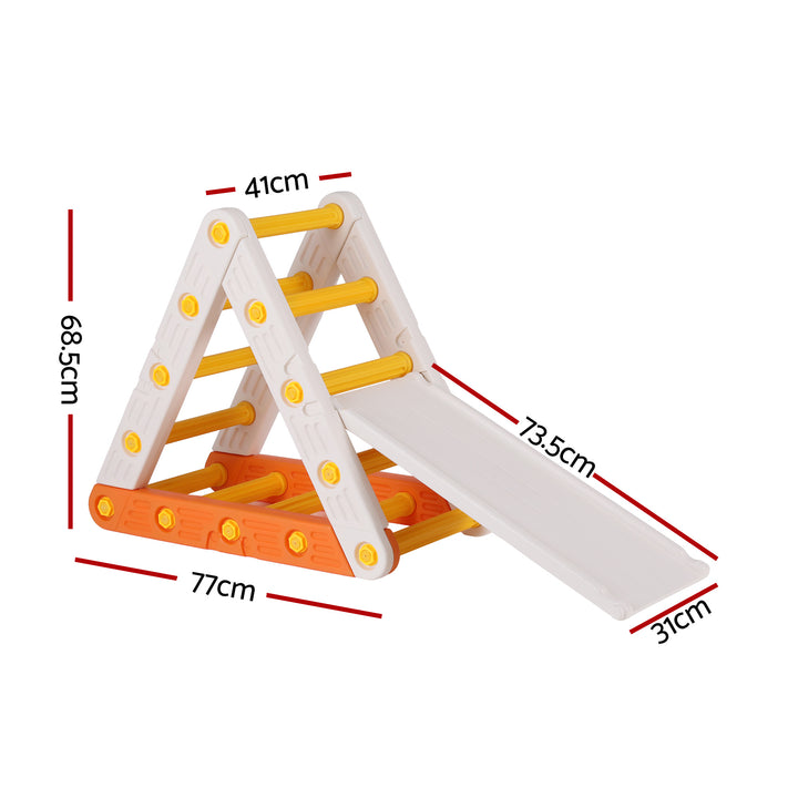 Modular Kids Climbing Frame with Slide | Indoor Outdoor Toddler Play Gym