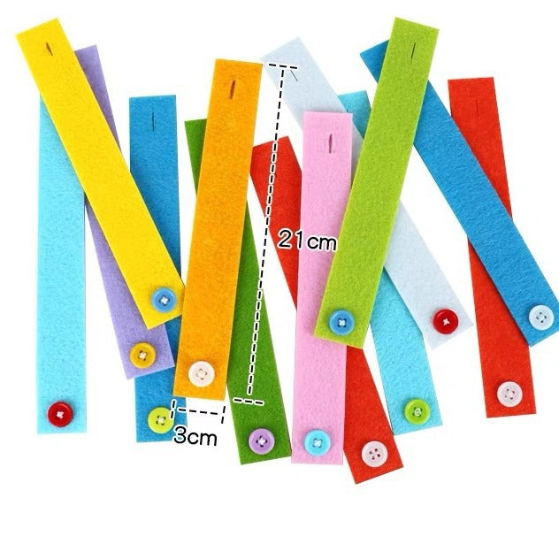 Montessori Button-Up Felt Activity