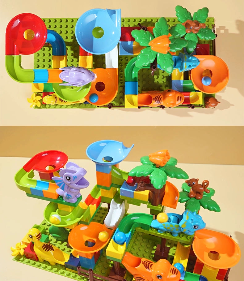 Dino Marble Fun Park Building Blocks 135Pc