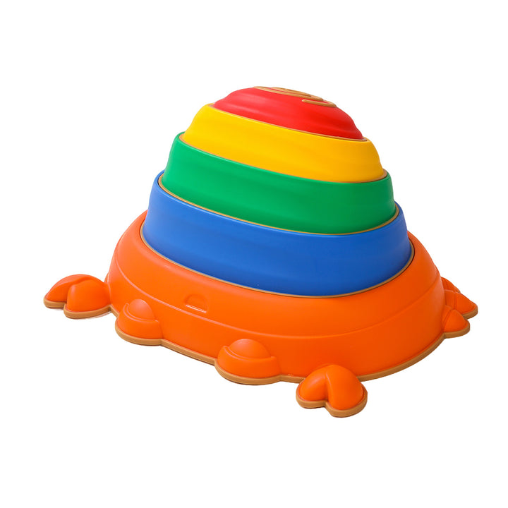 Kids Balance Stepping Stones Set – Sensory Texture Steppers (Crab &amp; Classic Designs)