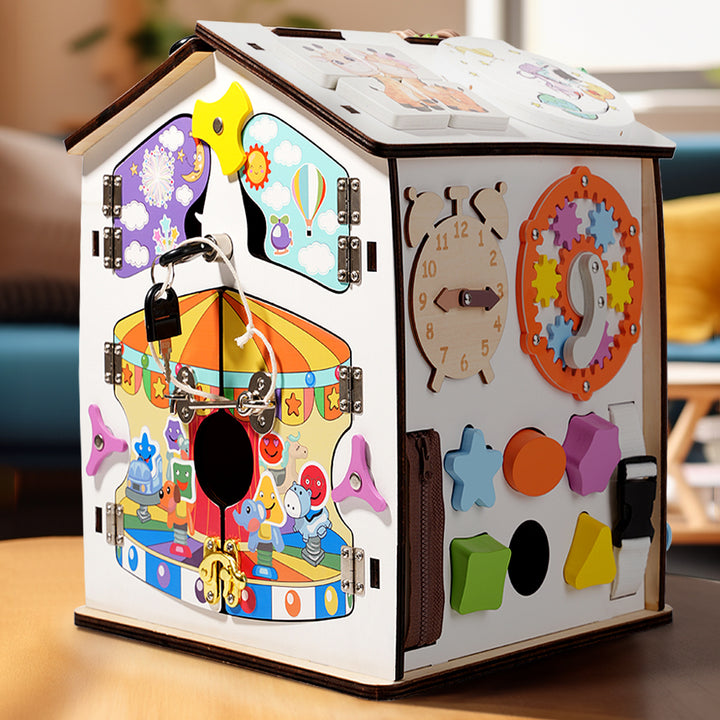 The Little Explorer's Robot Busy House