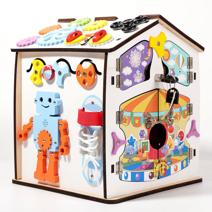 The Little Explorer's Robot Busy House