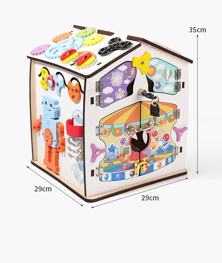 The Little Explorer's Robot Busy House