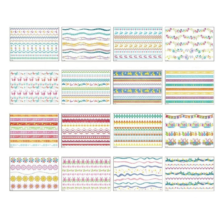 Easter Decorative Temporary Tattoo Sticker Pack – 16 Designs