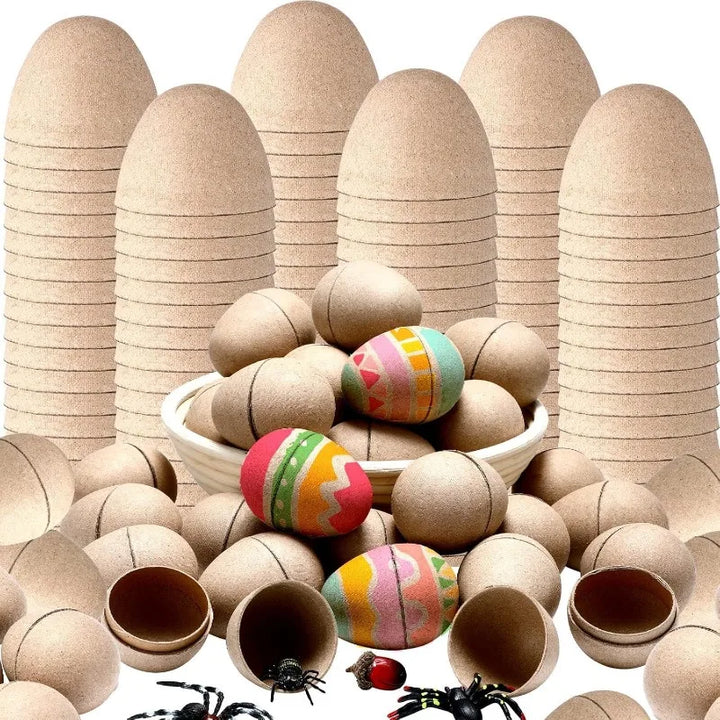 DIY Paintable & Fillable Easter Craft Eggs 20Pc