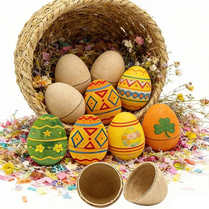 DIY Paintable & Fillable Easter Craft Eggs 20Pc