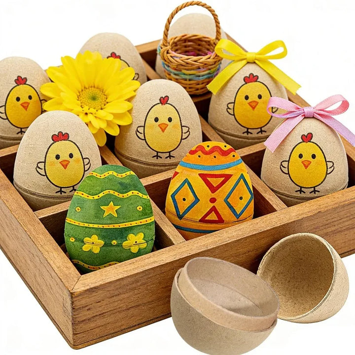 DIY Paintable & Fillable Easter Craft Eggs 20Pc