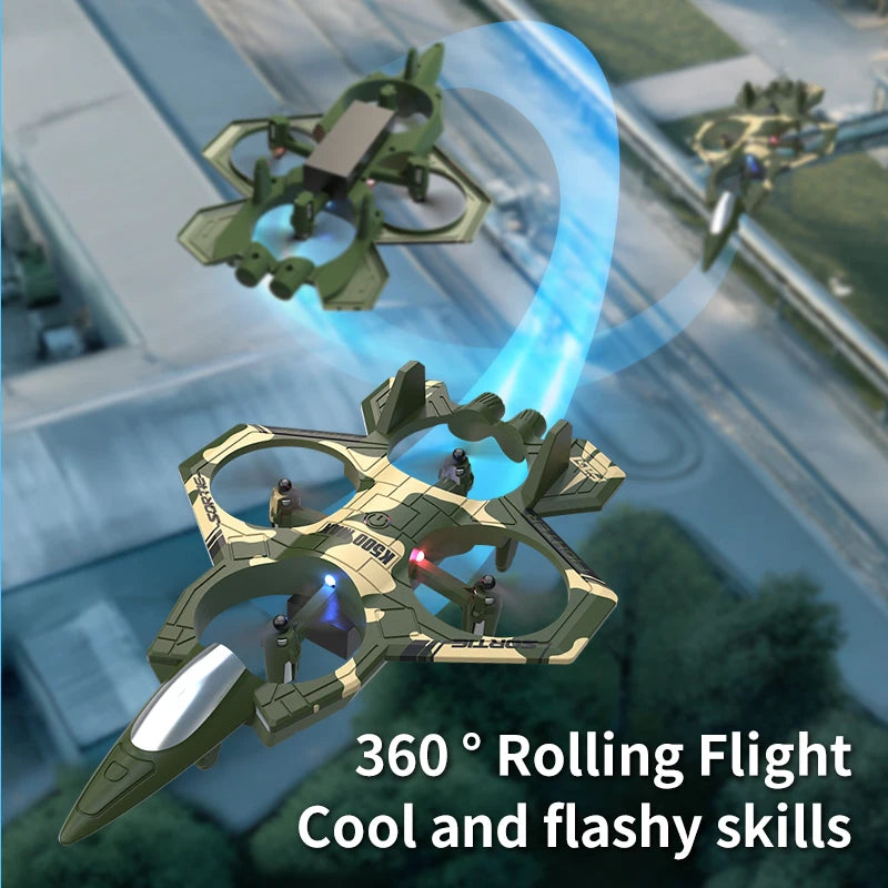 RC Fighter Jet Quadcopter Drone