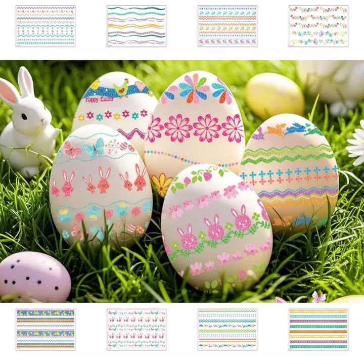 Easter Decorative Temporary Tattoo Sticker Pack – 16 Designs