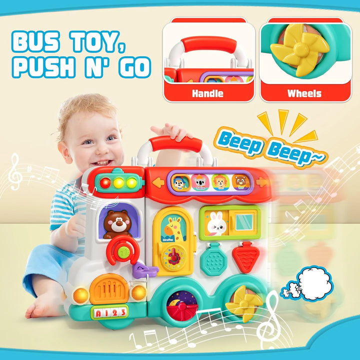 Montessori Busy Board Suitcase Toy for Children
