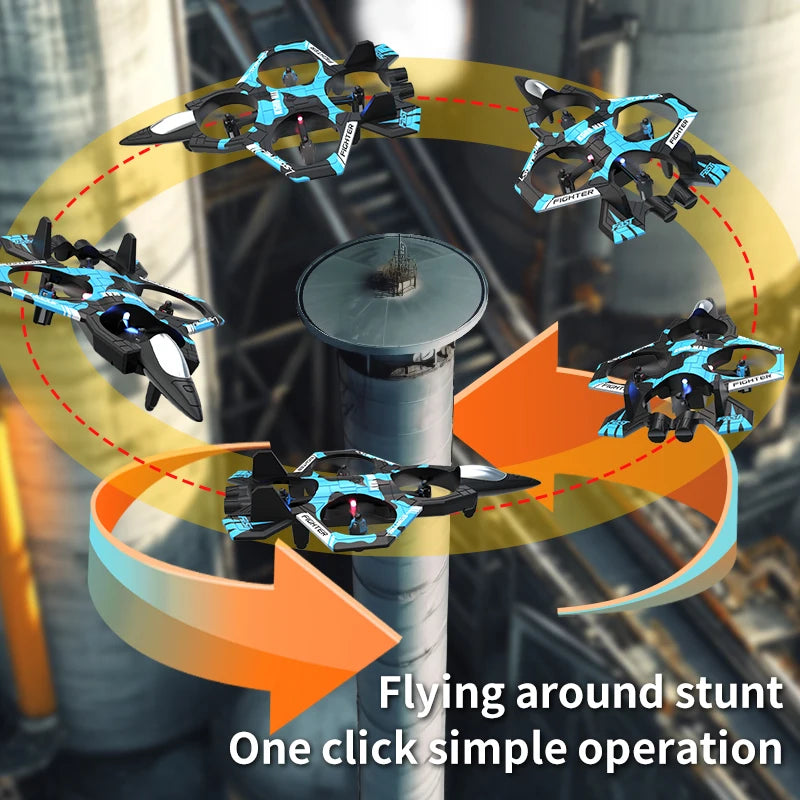 RC Fighter Jet Quadcopter Drone