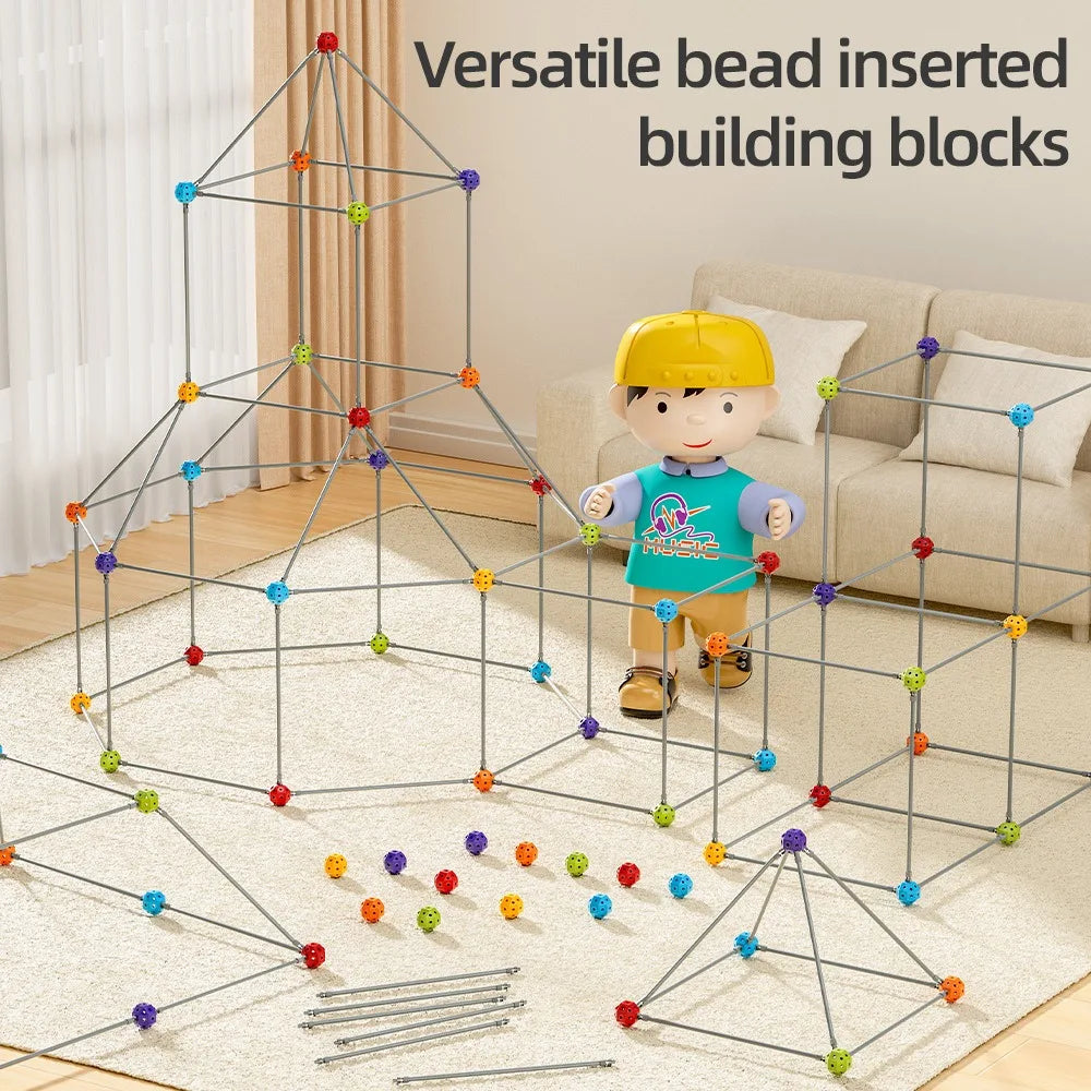 3D Fort Building Sets (70-128pc)