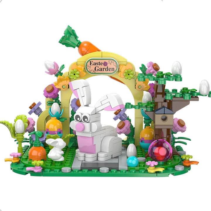Easter Garden Bunny Building Block Set 294PCS