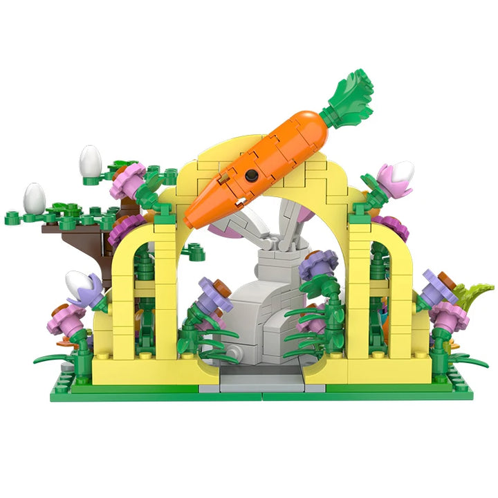 Easter Garden Bunny Building Block Set 294PCS