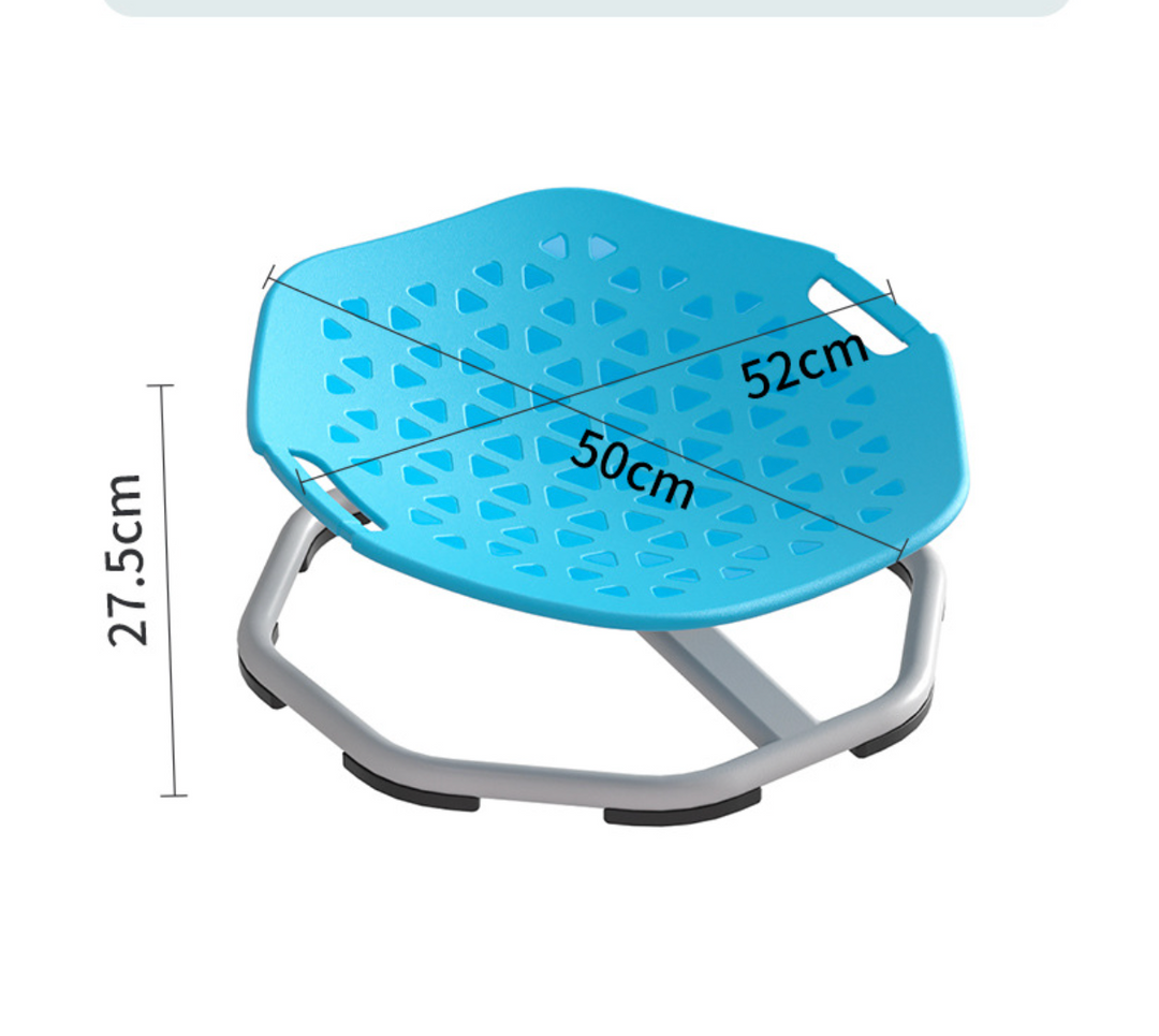 Kids 360° Spinning Sensory Chair Geometric Triangle