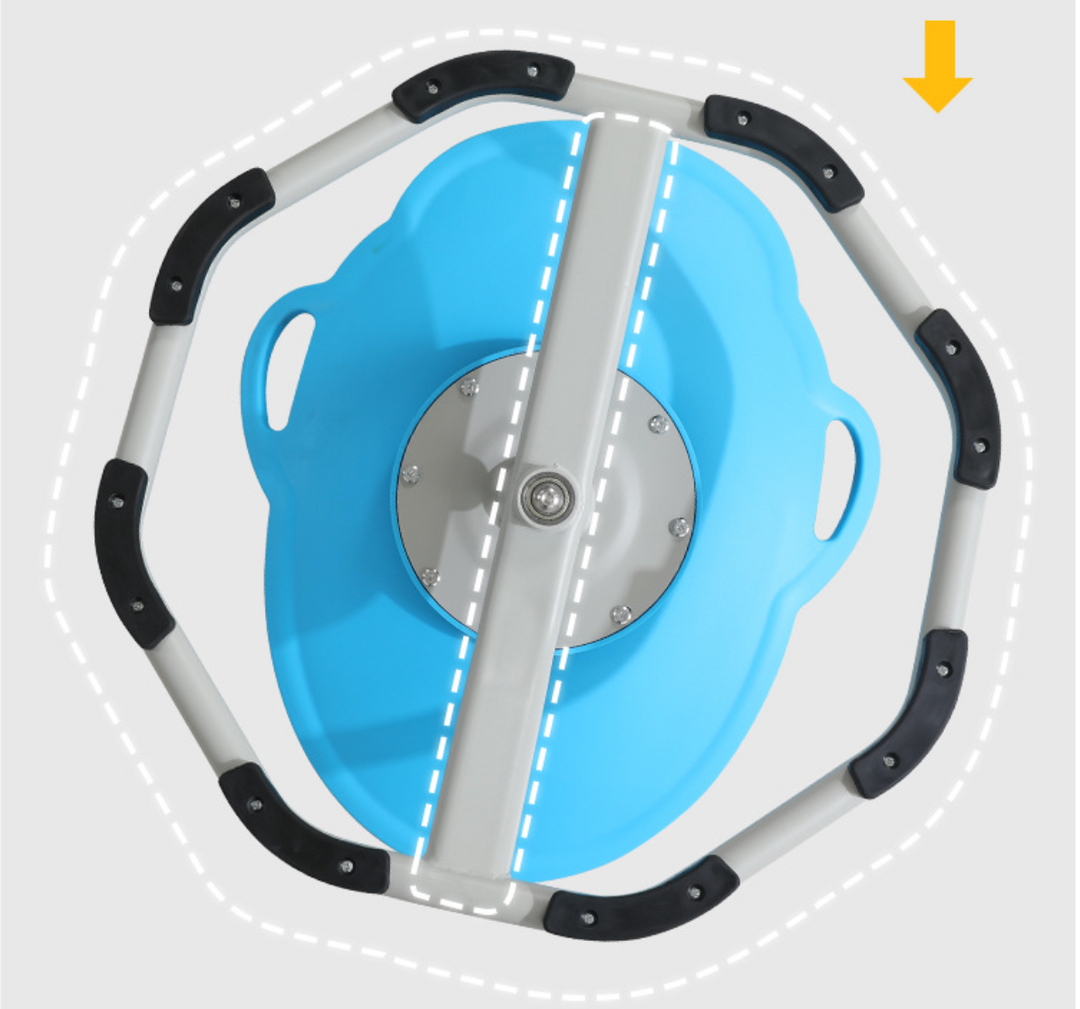 Kids 360° Spinning Sensory Chair Oval Rocket