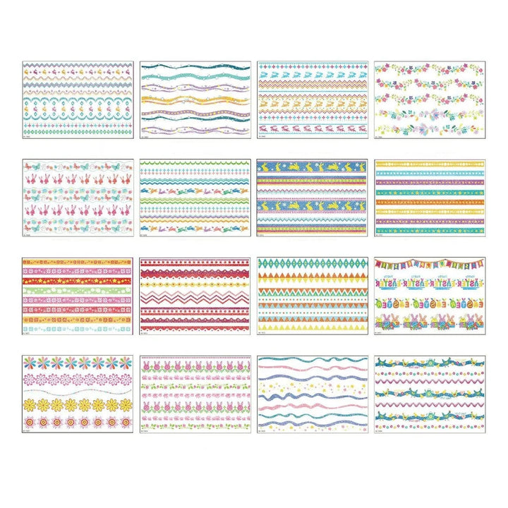 Easter Decorative Temporary Tattoo Sticker Pack – 16 Designs