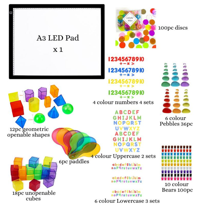 Ultimate Light Pad Play and Education Set