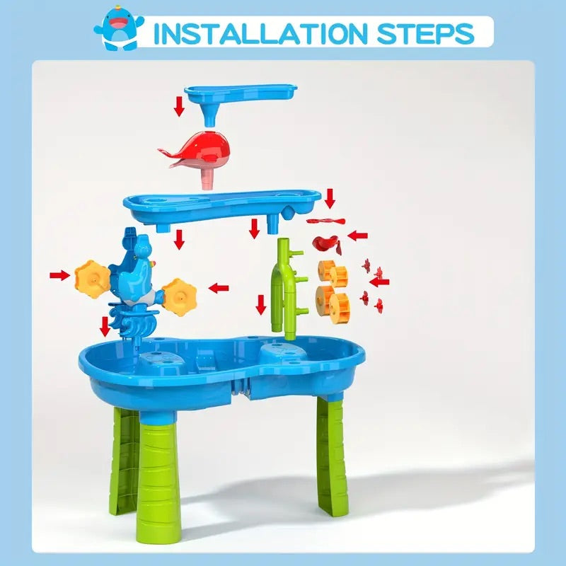 Multi Layer Kid's Water Play Table