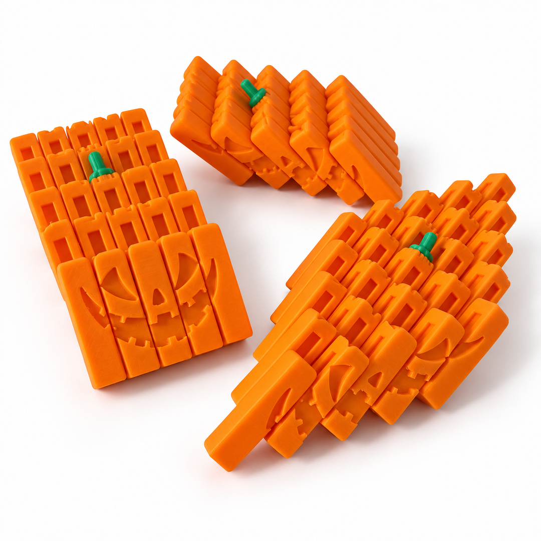 Halloween Pumpkin Solid Slime Fidget Toy