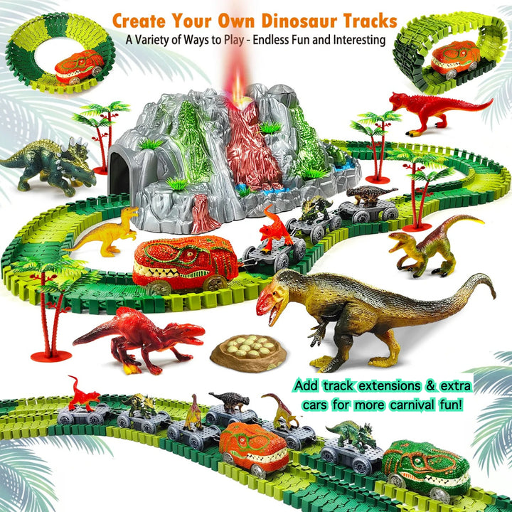 Dinosaur Train Track Set with Volcano Mist, Lights & Sound