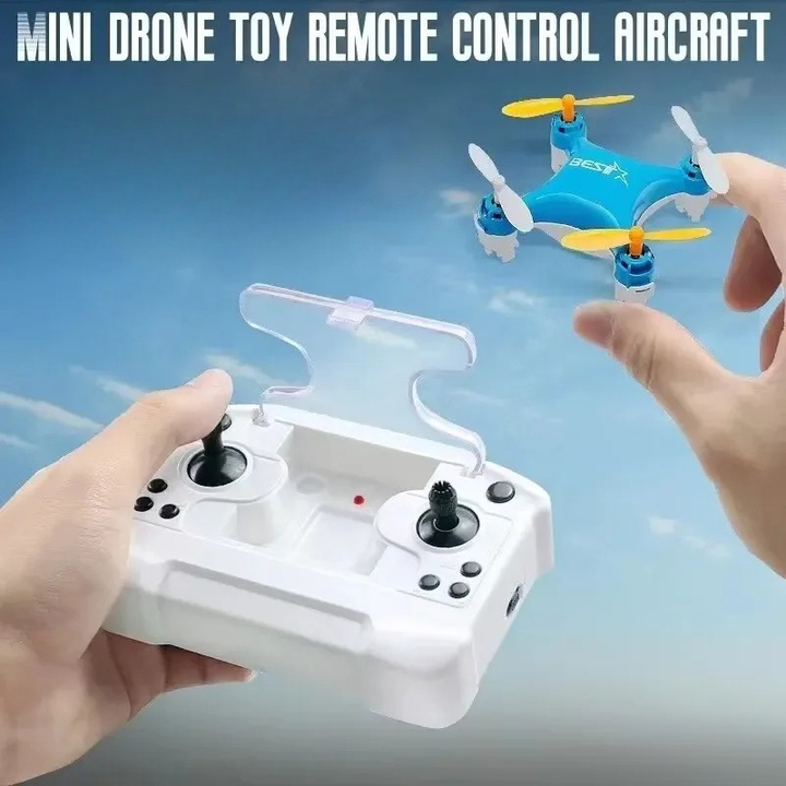 Mini RC drone for kids with LED lights, stunt flips and easy controls, a fun beginner flying toy