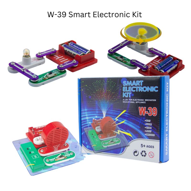 Smart electronic snap circuit kit for kids aged 5 and up learning how electricity and circuits work