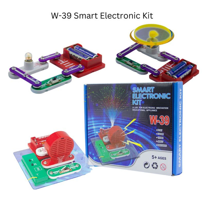 Smart electronic snap circuit kit for kids aged 5 and up learning how electricity and circuits work