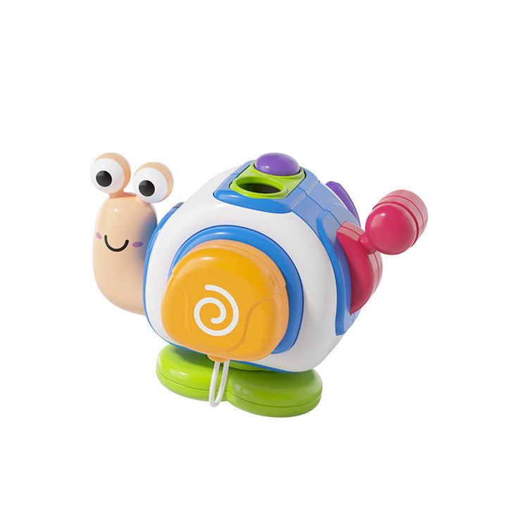 Snail activity orb travel busy cube for babies and toddlers with spinning and clicking fine motor toys