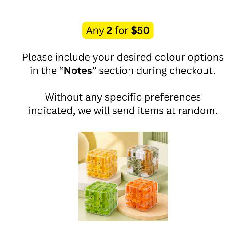 3D Marble Maze Cube Puzzle – Twist &amp; Roll Brain Teaser Toy