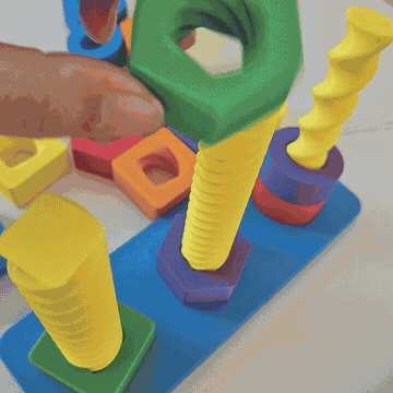 Rainbow Spiral Shape Stacker