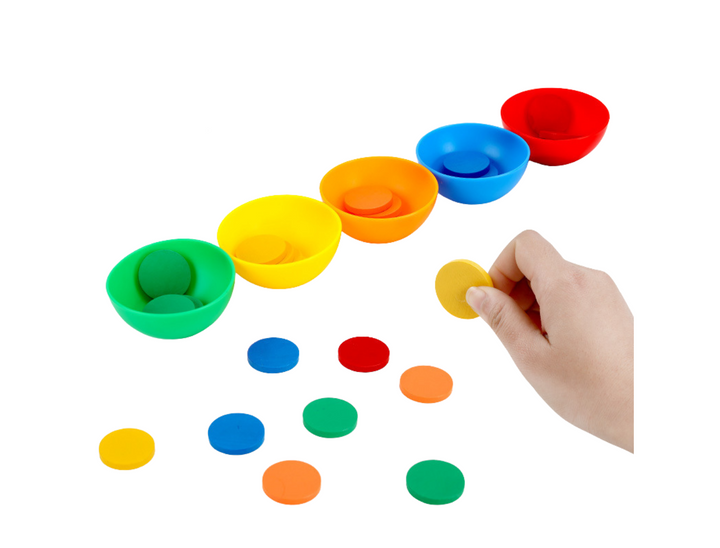 Colour Sorting Cups and Discs