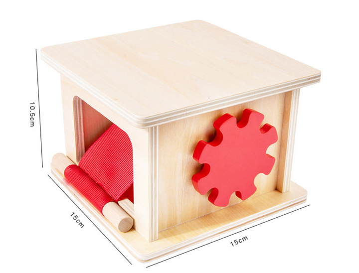 Montessori Wooden Pulling and Winding Box