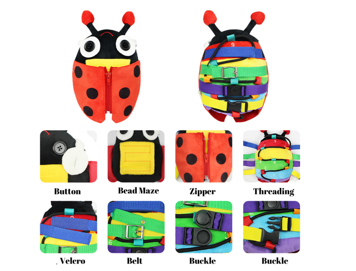 Montessori Soft Sensory Toy Ladybug