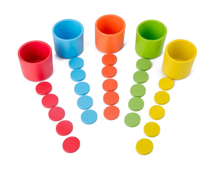 Colour Sorting Cups and Discs